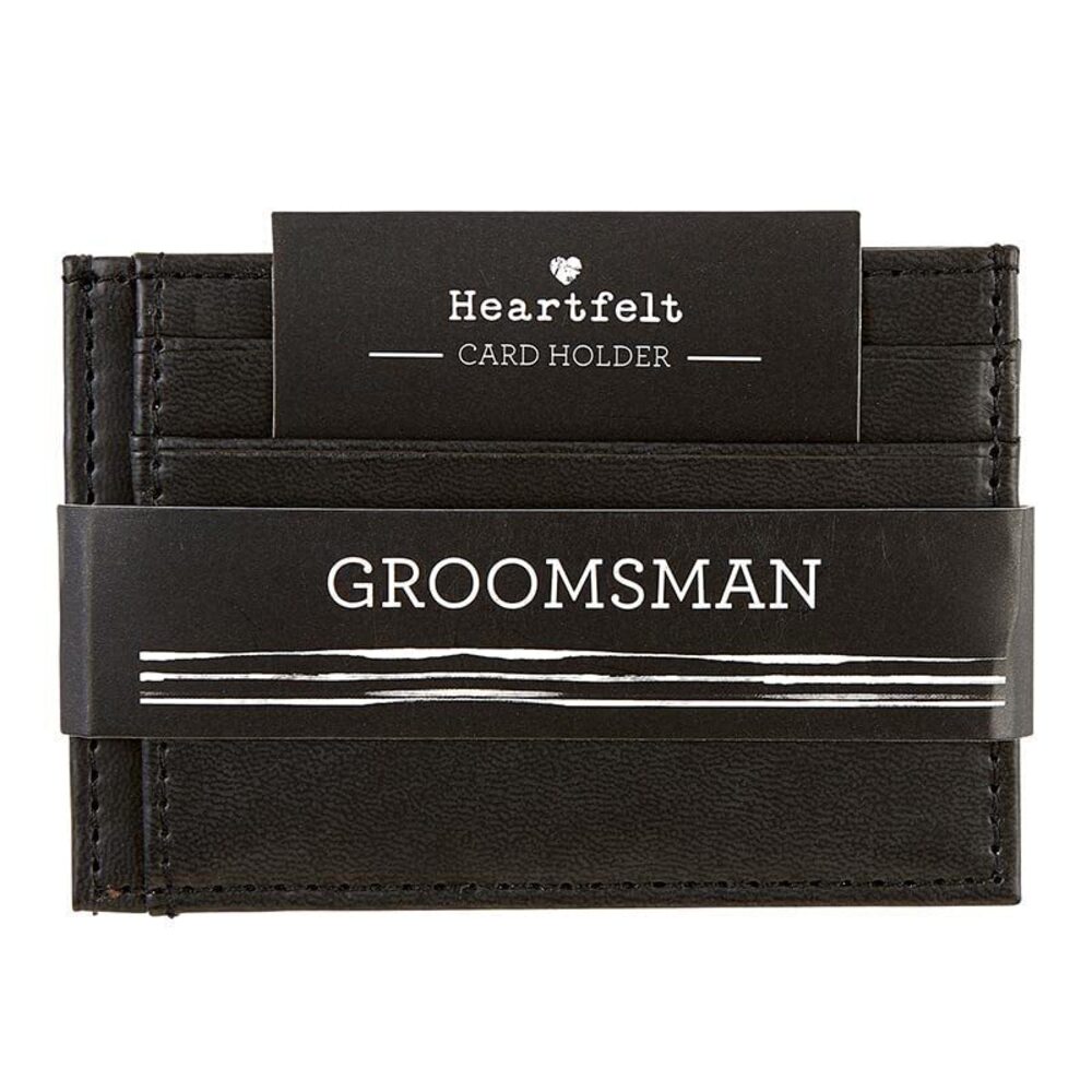 8886 Heartfelt Collection - Vegan Leather 8-Slot Credit Card Holder Wallet